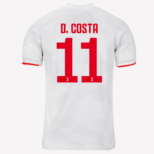 Camiseta Juventus NO.11 D.Costa 2ª 2019/20 Gris Blanco